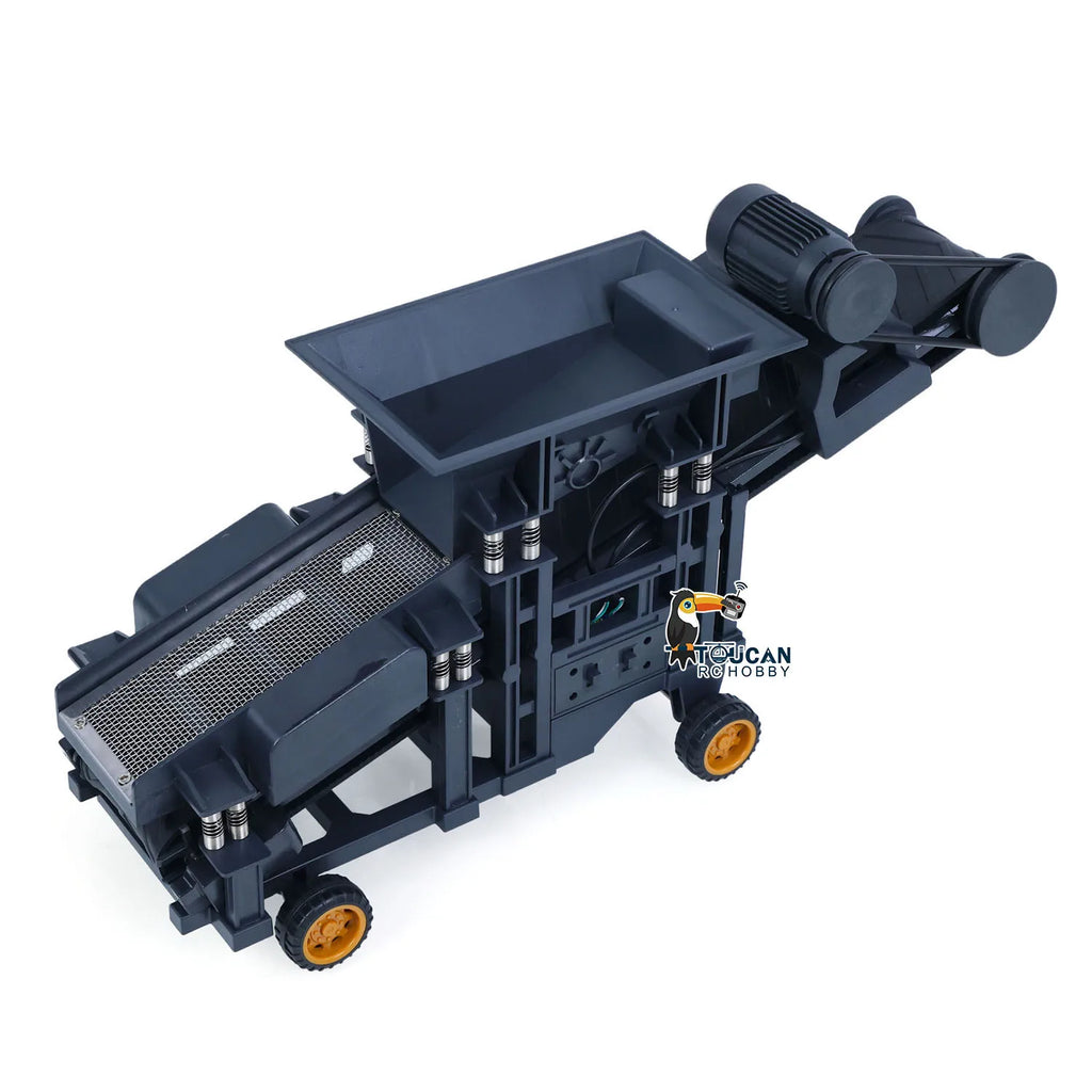 New 1/50 Mini RC Excavator Loader Vibrating Sand Sieve Machine Dumper Remote Control Cars Model Engineering Vehicle Model
