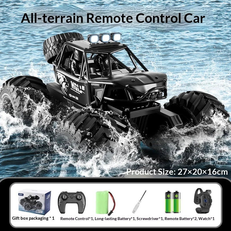 Amphibious Remote Control Car Alloy 4wd Off Road Climbing Vehicle With 8k Camera Water Land All Terrain Rc Truck For Adults 2026