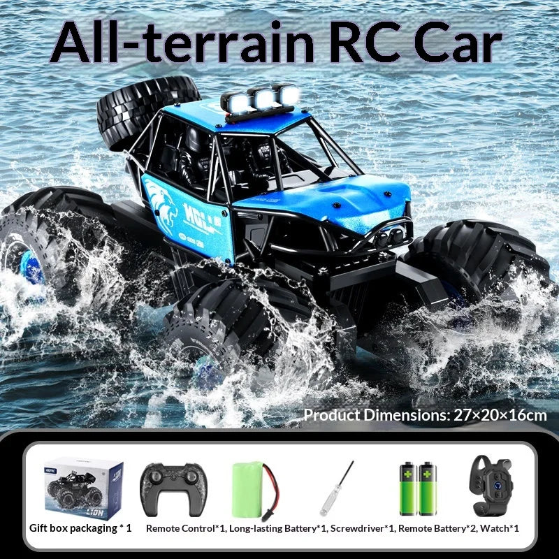 Amphibious Remote Control Car Alloy 4wd Off Road Climbing Vehicle With 8k Camera Water Land All Terrain Rc Truck For Adults 2026
