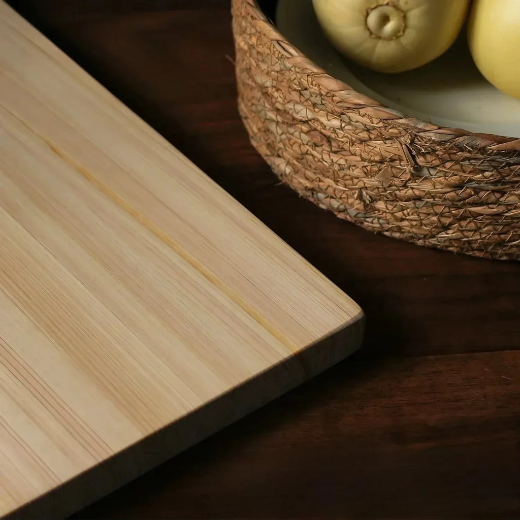 Japanese Hinoki Cutting Board Natural Cypress Wood Cutting Board Kitchen Chopping Board High Durability Blade Protection