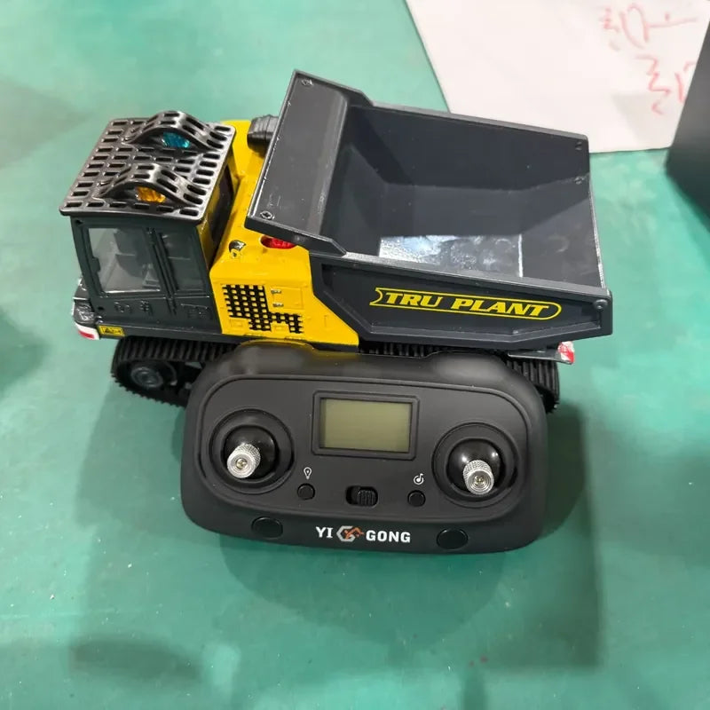 Yigong New 1/50 Scale 970mm Lead Screw Remote Control Excavator Full-Channel Alloy Plastic Track Engineering Vehicle Model Toy