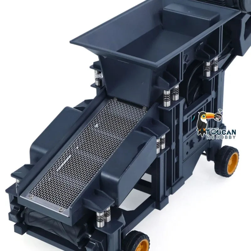 Remote Control Model 1/50 Loader Dump Mining Truck Electric Vibrating Sand Screener Road Roller Engineering Vehicle USB Cable