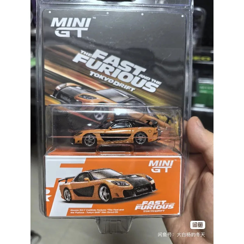 MINIGT1:64 2026 MDX Speed and Passion  Dual Car Package Toyota Supra Mazda RX-7 Alloy Car Model  Adult Collectible,Boys' Toy.