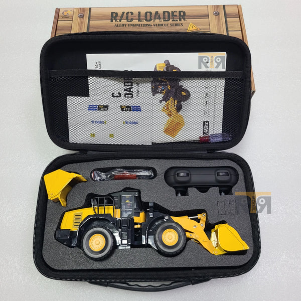 WA475 Loader 1/50 RC Loader RTR Version Mini Remote Control Car with Lights and Sound System Toy Gift Available in Stock