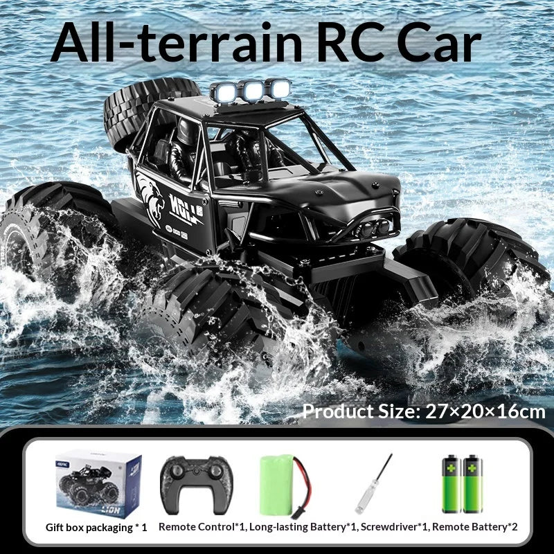 Amphibious Remote Control Car Alloy 4wd Off Road Climbing Vehicle With 8k Camera Water Land All Terrain Rc Truck For Adults 2026