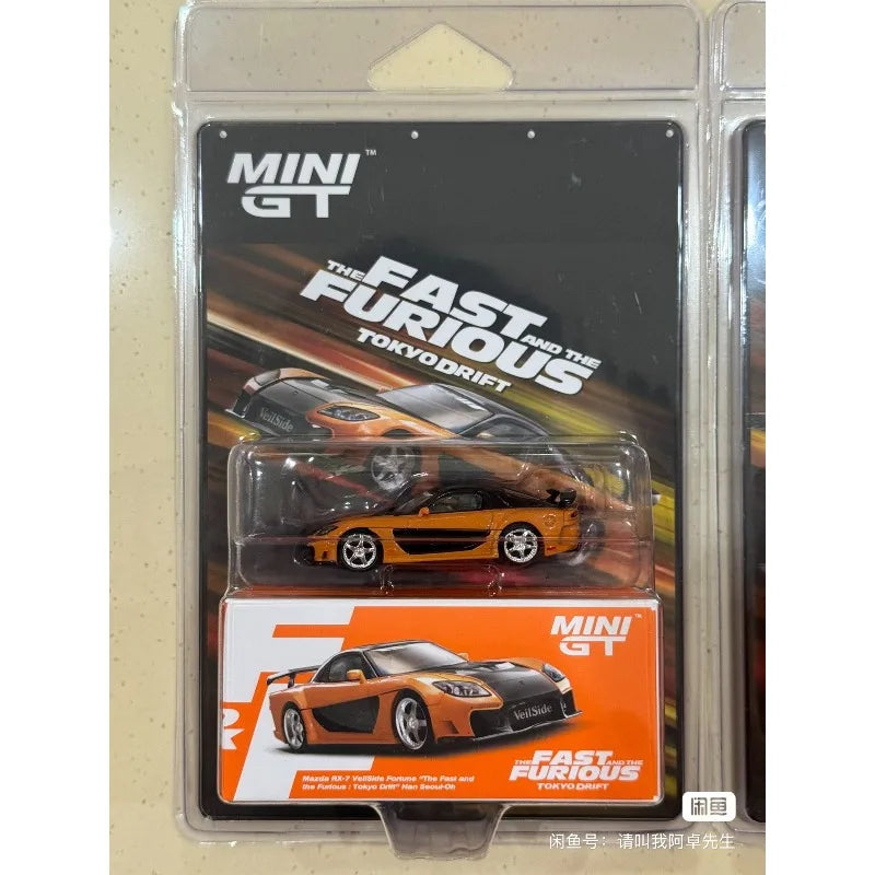 MINIGT1:64 2026 MDX Speed and Passion  Dual Car Package Toyota Supra Mazda RX-7 Alloy Car Model  Adult Collectible,Boys' Toy.