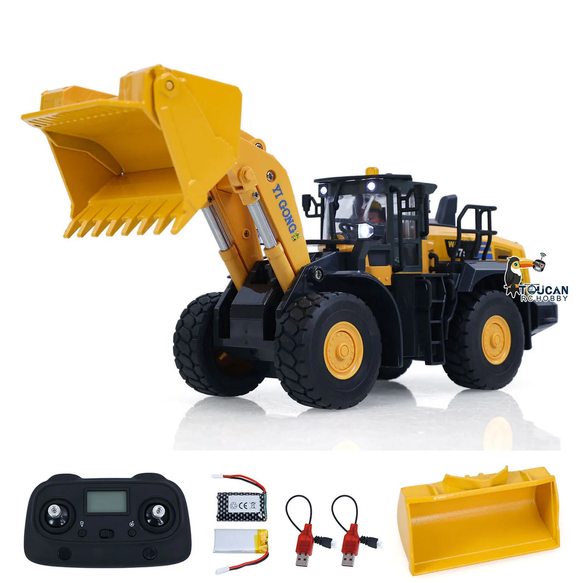 New 1/50 Mini RC Excavator Loader Vibrating Sand Sieve Machine Dumper Remote Control Cars Model Engineering Vehicle Model