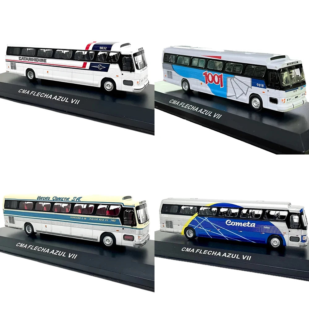 Brazil Bus Rare Diecast Scale 1:72 CMA Flecha Azul II Car model
