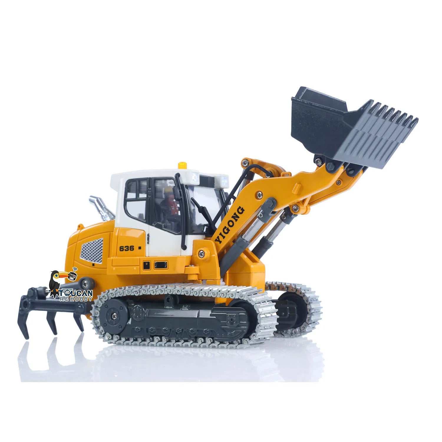 Toy 1:50 Remote Control Excavator PC520 Electric RC Digger Loader LR636 Model Crawler Dump Truck T14R RTR Lights Sounds Model