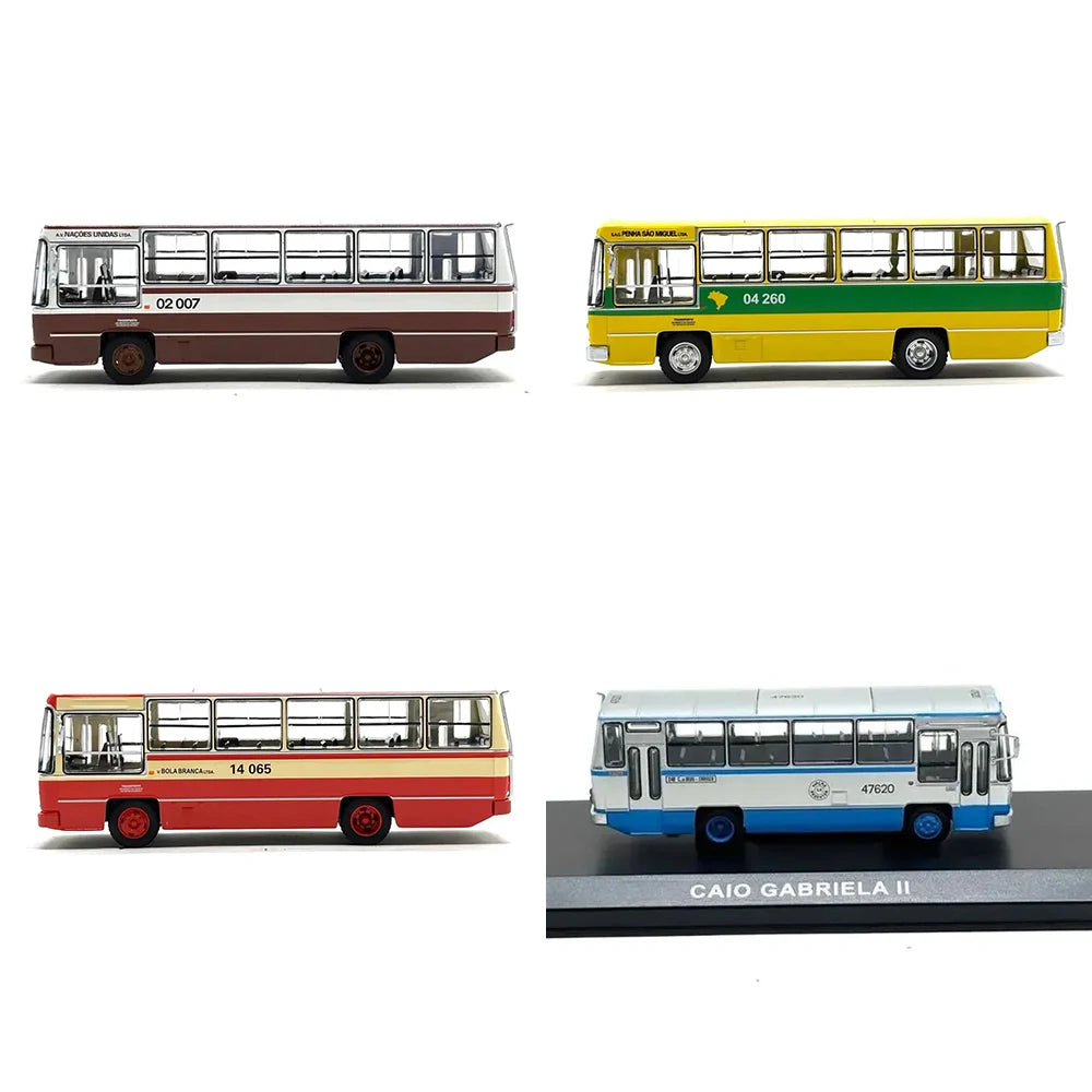 Brazilian Busses Classic 4 Series Minibus Caio Gabriela II 1: 72 br Classics Diecast Metal Car Model Collection Gift