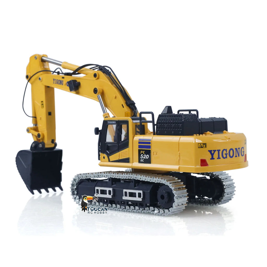 Toy 1:50 Remote Control Excavator PC520 Electric RC Digger Loader LR636 Model Crawler Dump Truck T14R RTR Lights Sounds Model