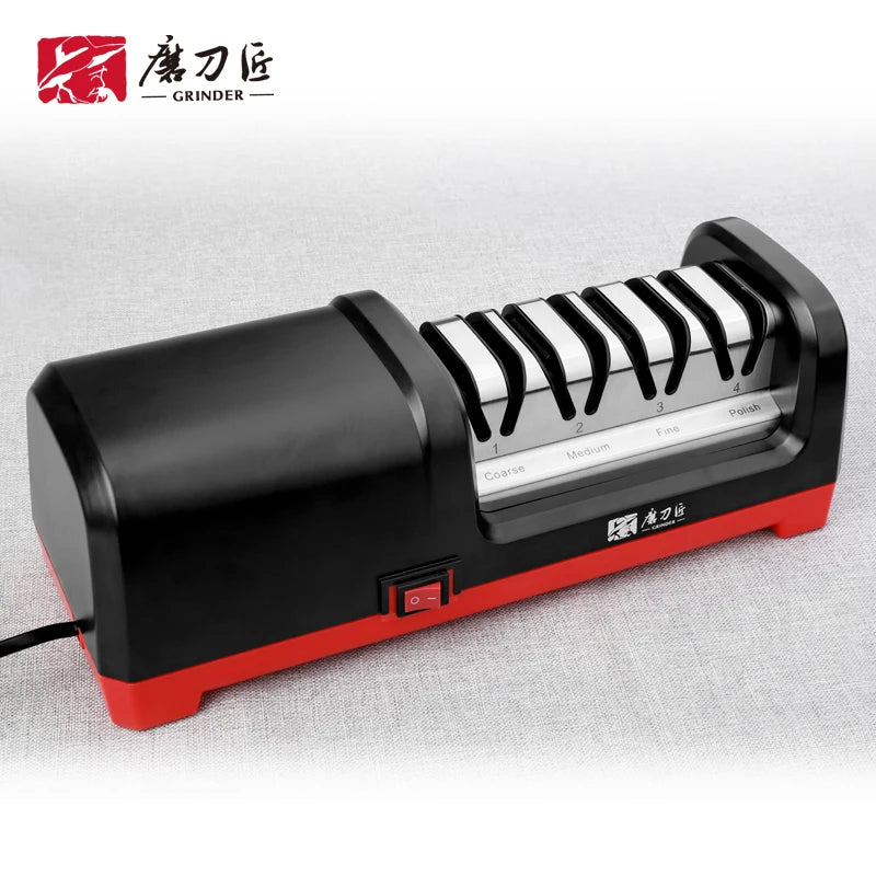 TAIDEA Professional Electric Knife Sharpener EU PLUG Grit 360/600# and Polishing Sharpening Stone GrindStone Power 18W