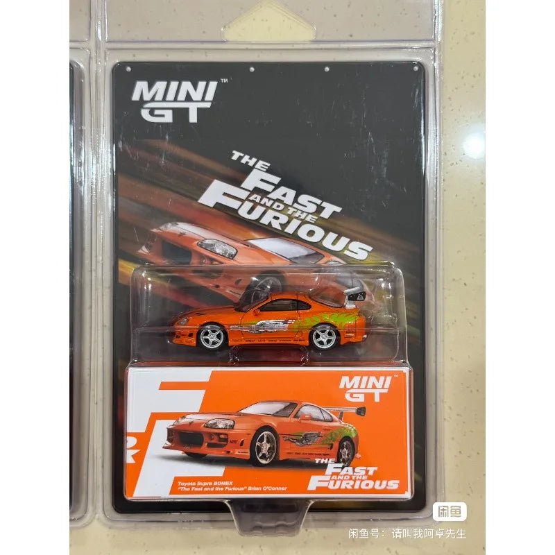MINIGT1:64 2026 MDX Speed and Passion  Dual Car Package Toyota Supra Mazda RX-7 Alloy Car Model  Adult Collectible,Boys' Toy.