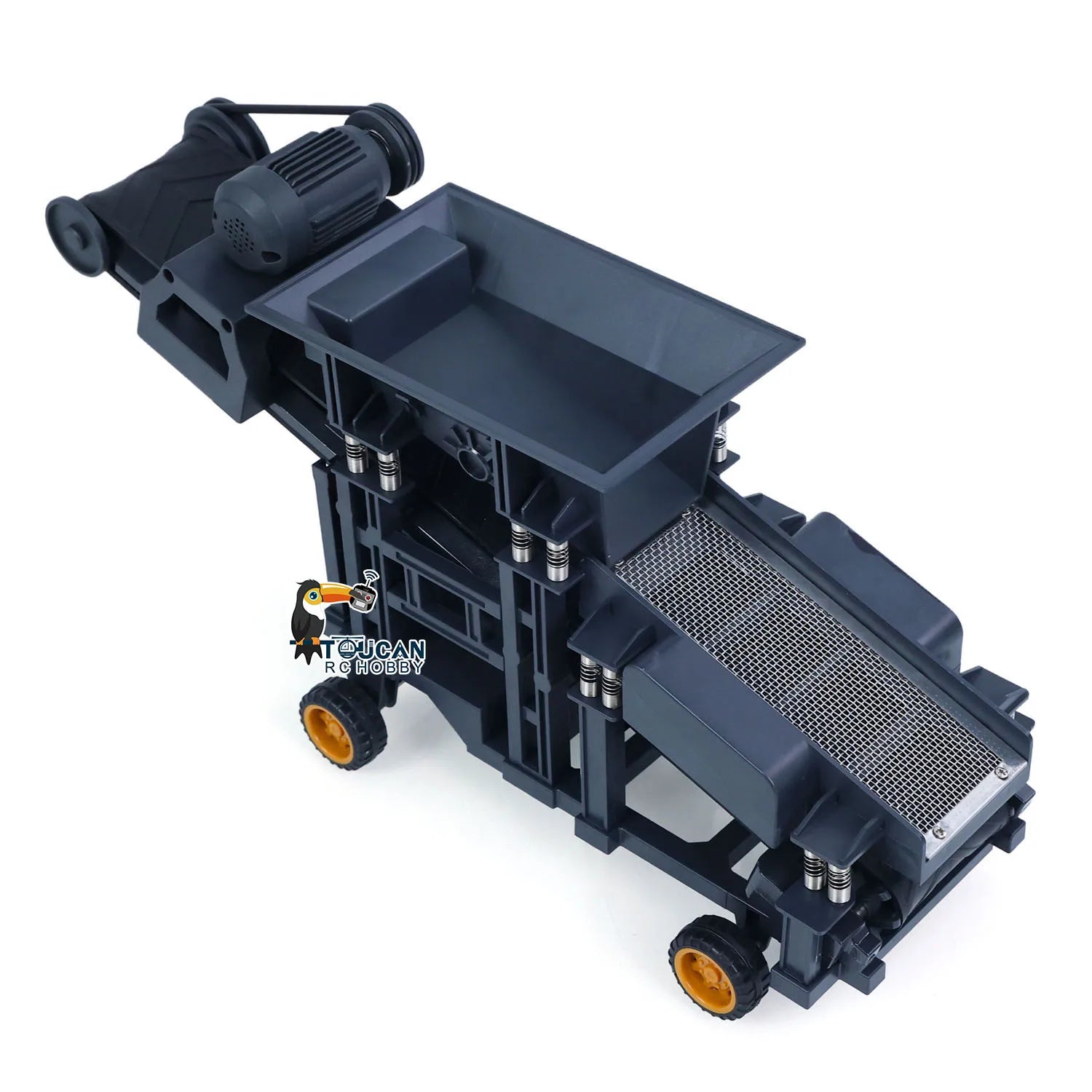 Remote Control Model 1/50 Loader Dump Mining Truck Electric Vibrating Sand Screener Road Roller Engineering Vehicle USB Cable