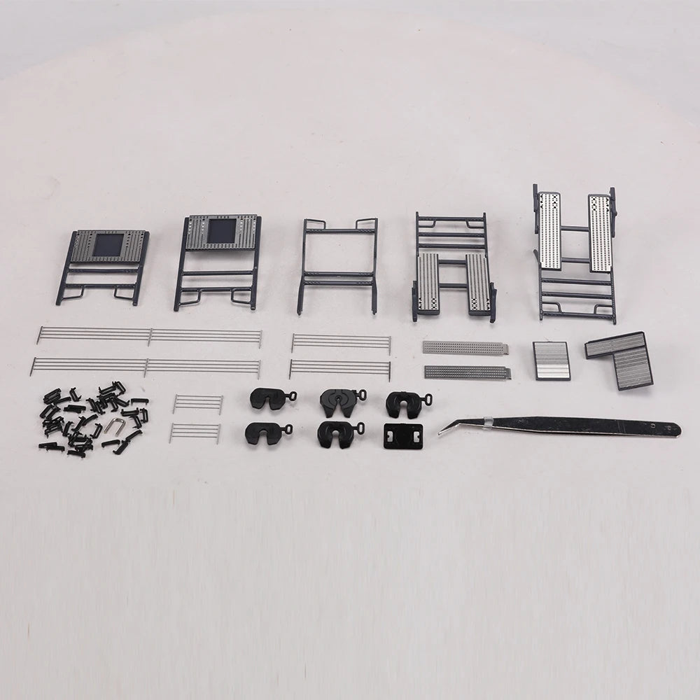 GCD 1:64  Actros Auto Transporter Truck Double Deck Car Carrier Trailer Gold Livery Alloy Metal Model Vehicle C