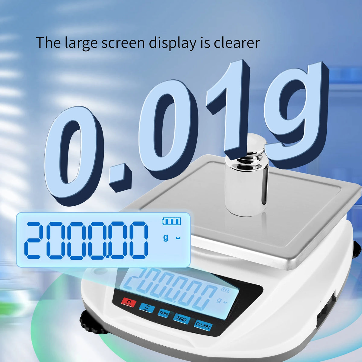 0.01g Lab Scale Accuracy Electronic Precision Analytical Balance Counting Scientific Scale Kitchen Scale2kg/3kg/5kg