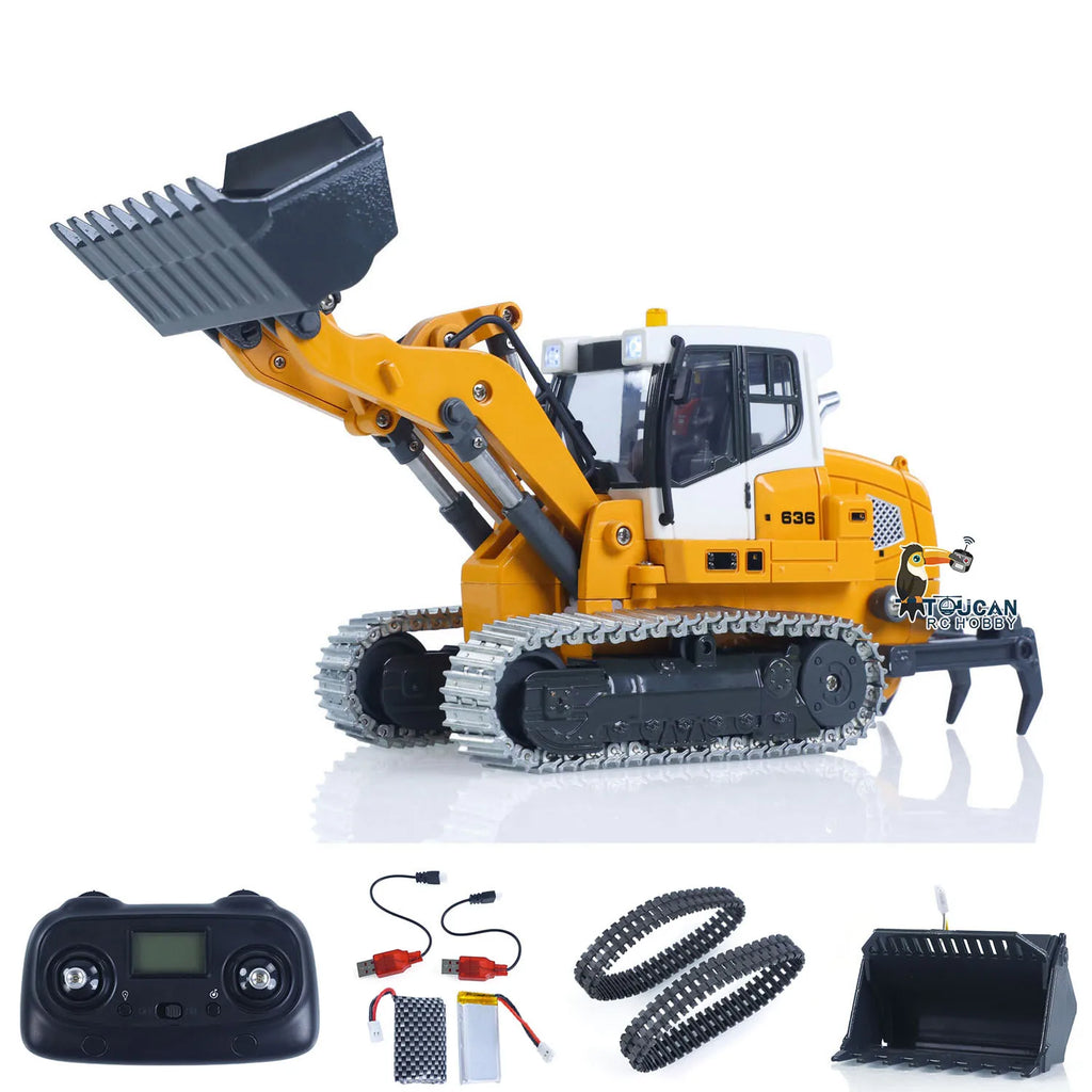 New Mini 636 1/50 RTR RC Loader Remote Control Earth Mover Electric Truck Cars Construction Vehicle Hobby Toys for Adults Gift