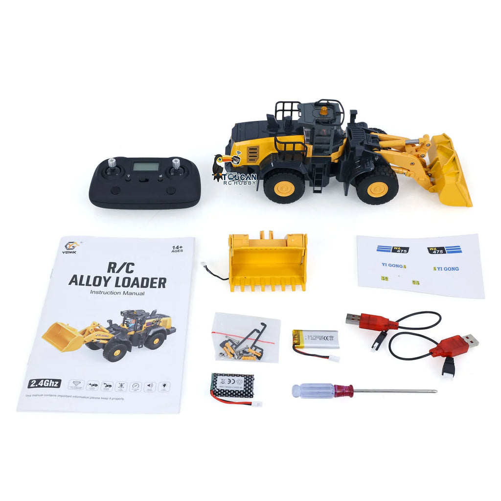 New 1/50 Mini RC Excavator Loader Vibrating Sand Sieve Machine Dumper Remote Control Cars Model Engineering Vehicle Model