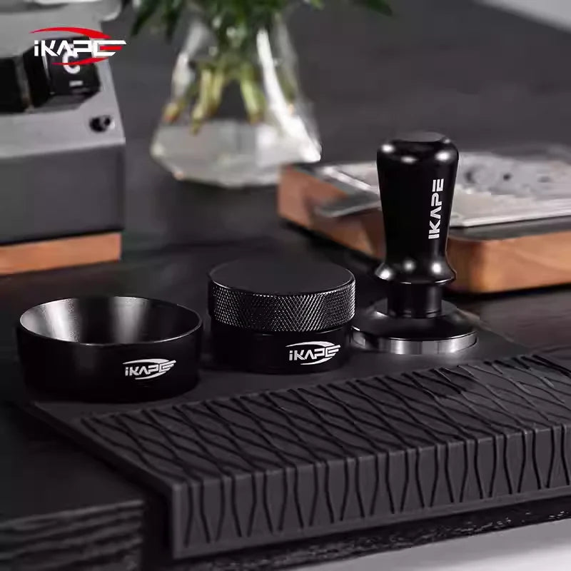 IKAPE  Gravity Espresso Distributor, Fits 51/54/58MM Espresso Portafilter,Coffee Distribution Tool(Black/White/Sliver)