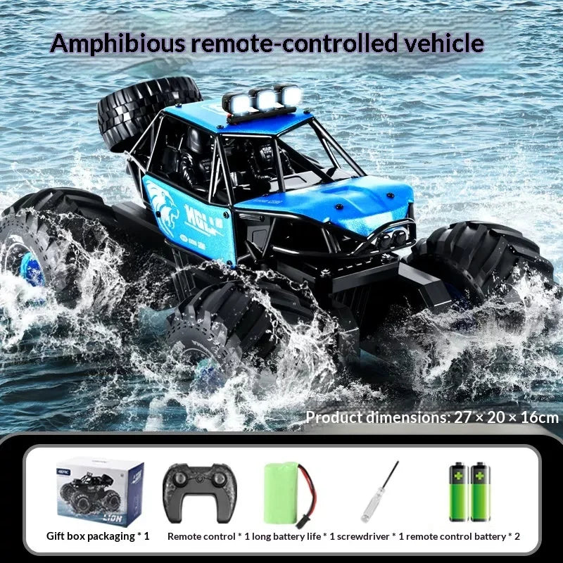 Amphibious Remote Control Car Alloy 4wd Off Road Climbing Vehicle With 8k Camera Water Land All Terrain Rc Truck For Adults 2026