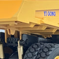 Toys Cars RTR 1/50 Electric RC Dump Truck Remote Control Construction Vehicle Tipper Model Light Sound Effect TOUCAN Hobby Gift