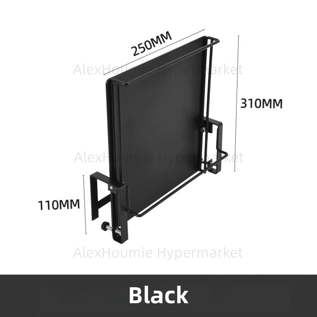 Viral Space-Saving Hack! Stainless Steel Foldable Magic Shelf - Cabinet Door Organizer, Countertop Expander & Multi-Functional