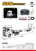 1:64 Huina 9900 Rc Truck Flatbed Tractor Truck 12-Channel Rc Car Mini with Light 2.4G Proportional Precise Control Toy Huina New