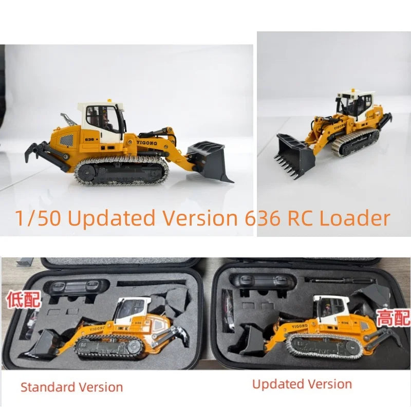 New Mini 636 1/50 RTR RC Loader Remote Control Earth Mover Electric Truck Cars Construction Vehicle Hobby Toys for Adults Gift
